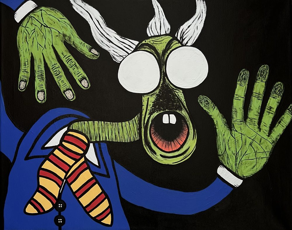 The Schoolmaster Painting