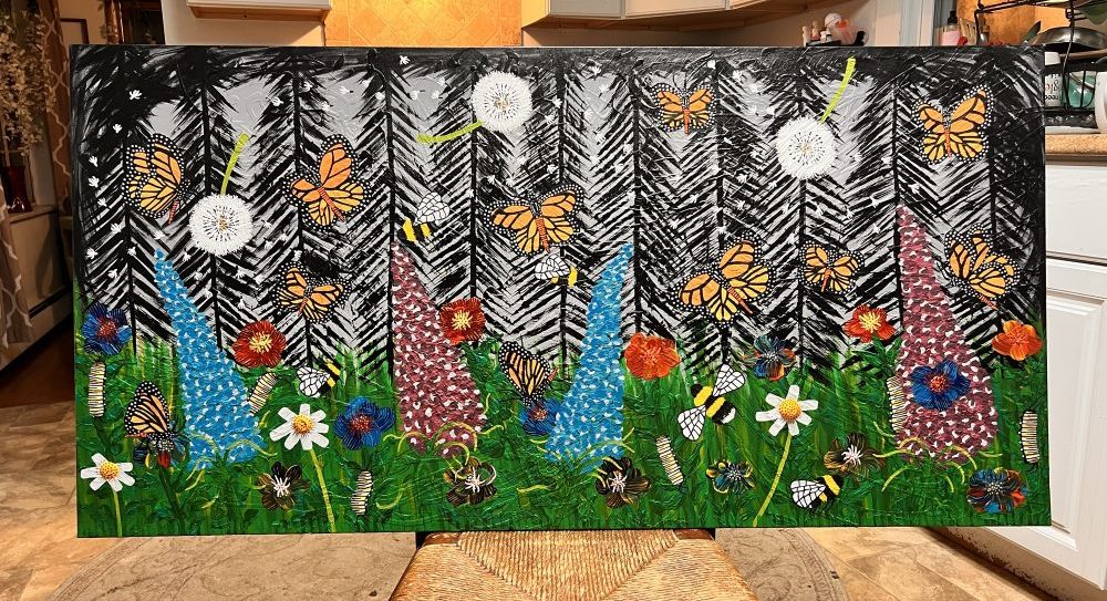 The Monarch Butterfly Invasion&nbsp;Painting